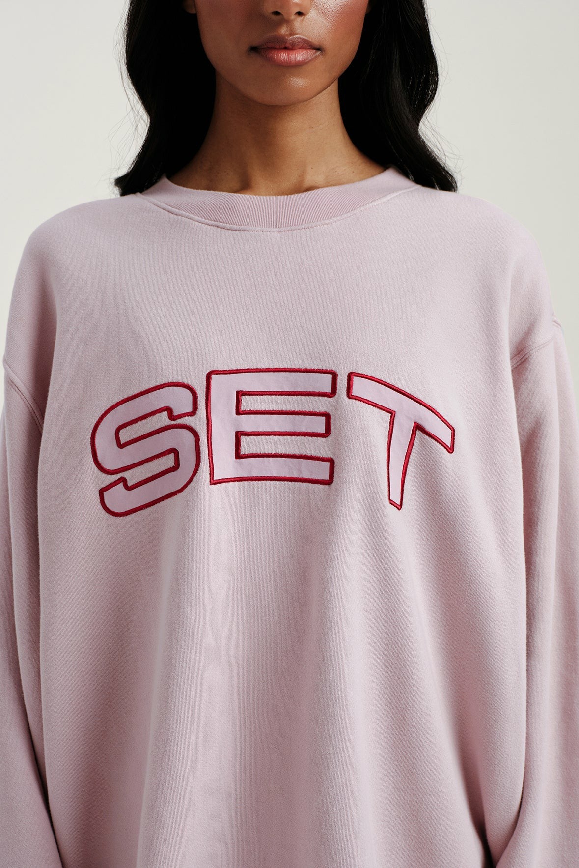 MIDWEIGHT SWEATS STAPLE SET CREWNECK - SONNET | SET ACTIVE Signature