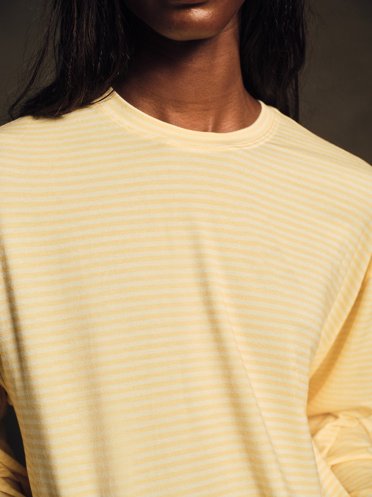 SLEEP JERSEY COMFORT STRIPE BOXY LONG SLEEVE - TAFFY | SET ACTIVE Recommended