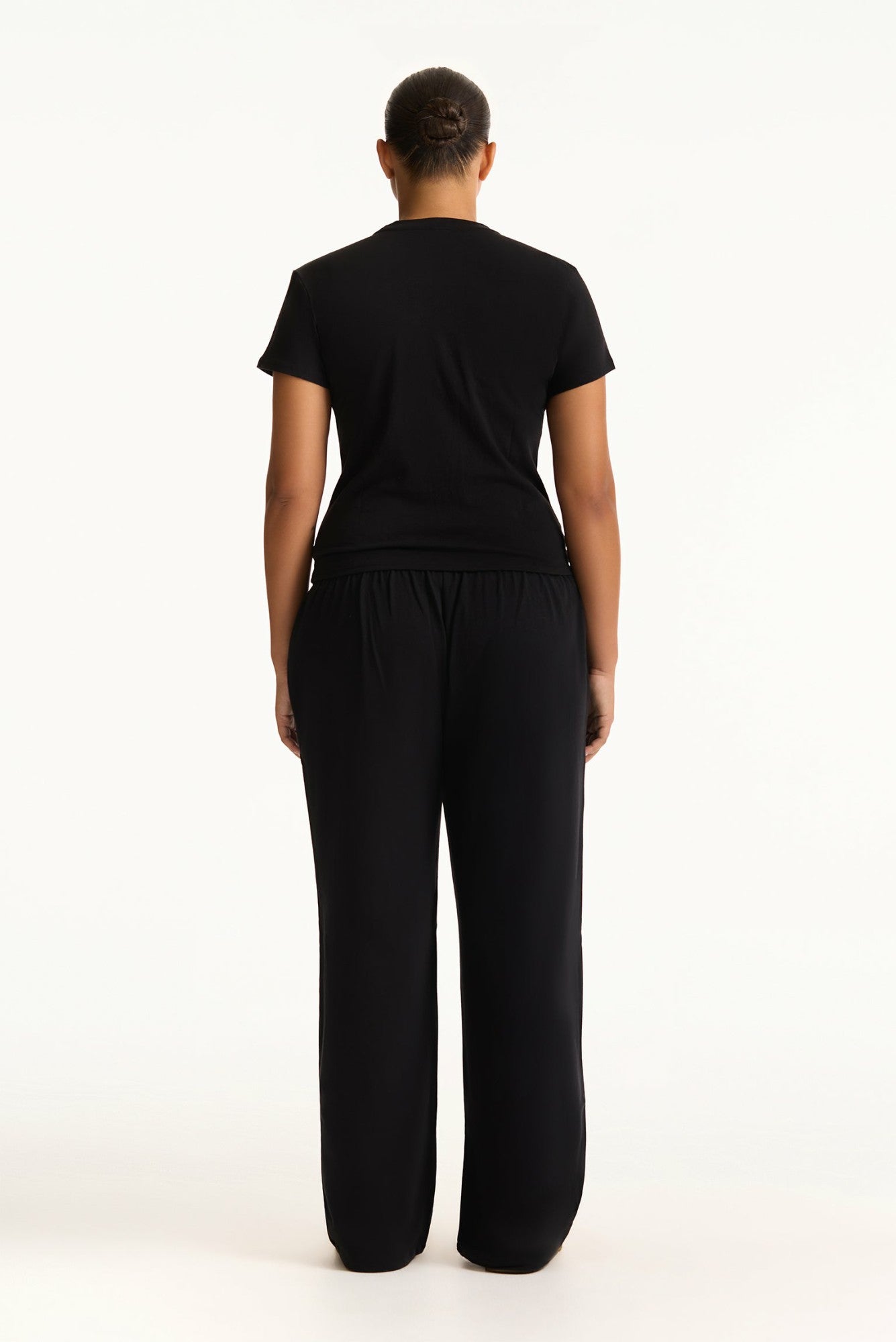 CLASSIC COTTON DAILY STAPLE TEE - ONYX | SET ACTIVE Popular