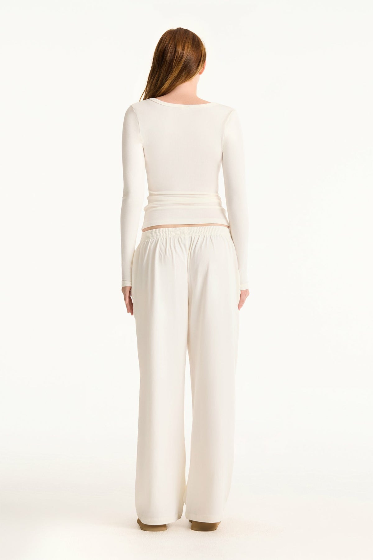 HEAVY COTTON EASY BOXER PANTS - BLANC | SET ACTIVE Best Seller