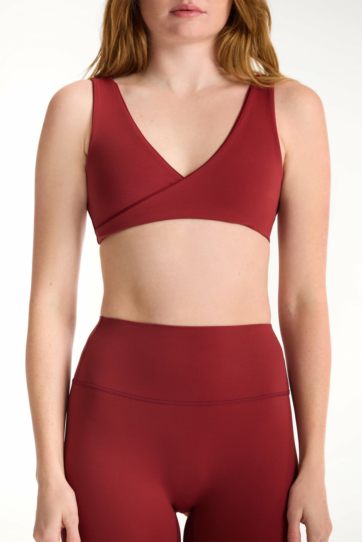BREATHE 1.0 CONTRAST WRAP BRA - SNAPPER | SET ACTIVE Recommended