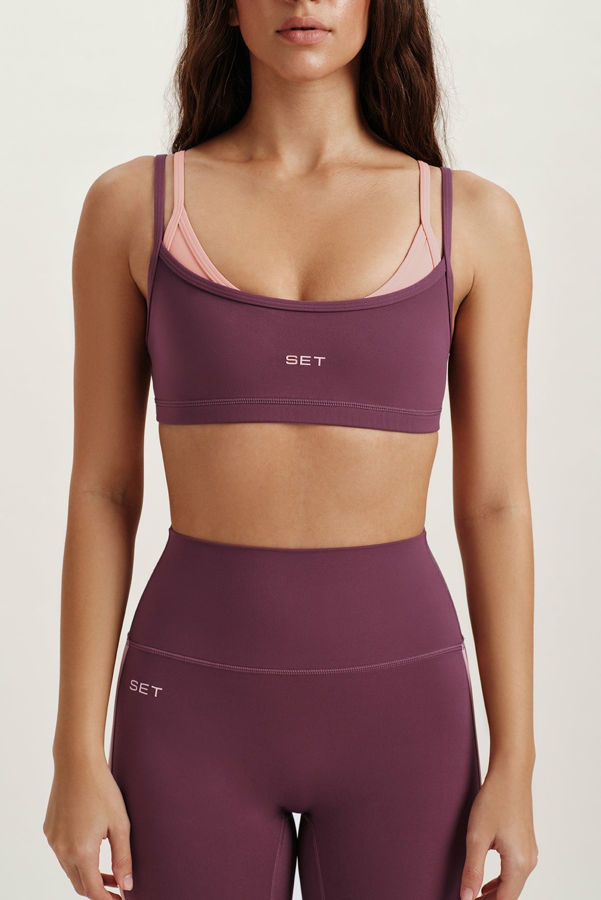 BREATHE 1.0 LAYERED MOVE BRA - ROSEBUD | SET ACTIVE Best Seller