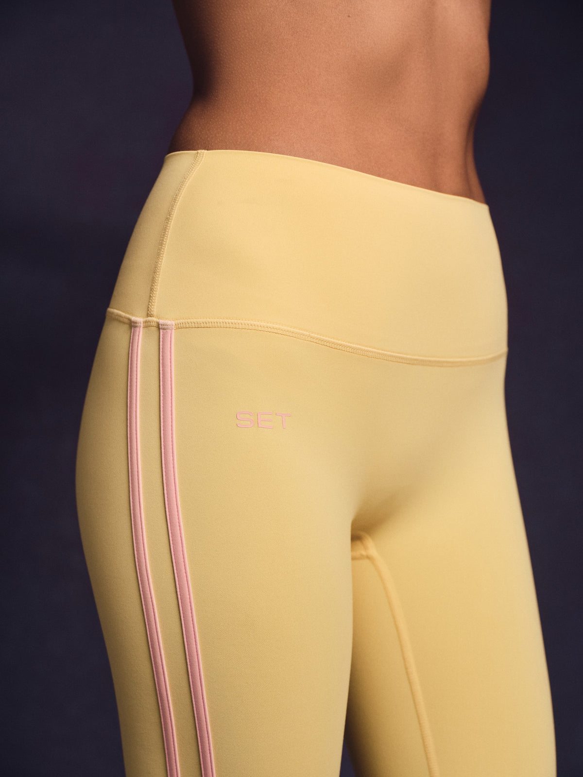 BREATHE 1.0 DUO STRIPE LEGGINGS - TAFFY | SET ACTIVE Trending