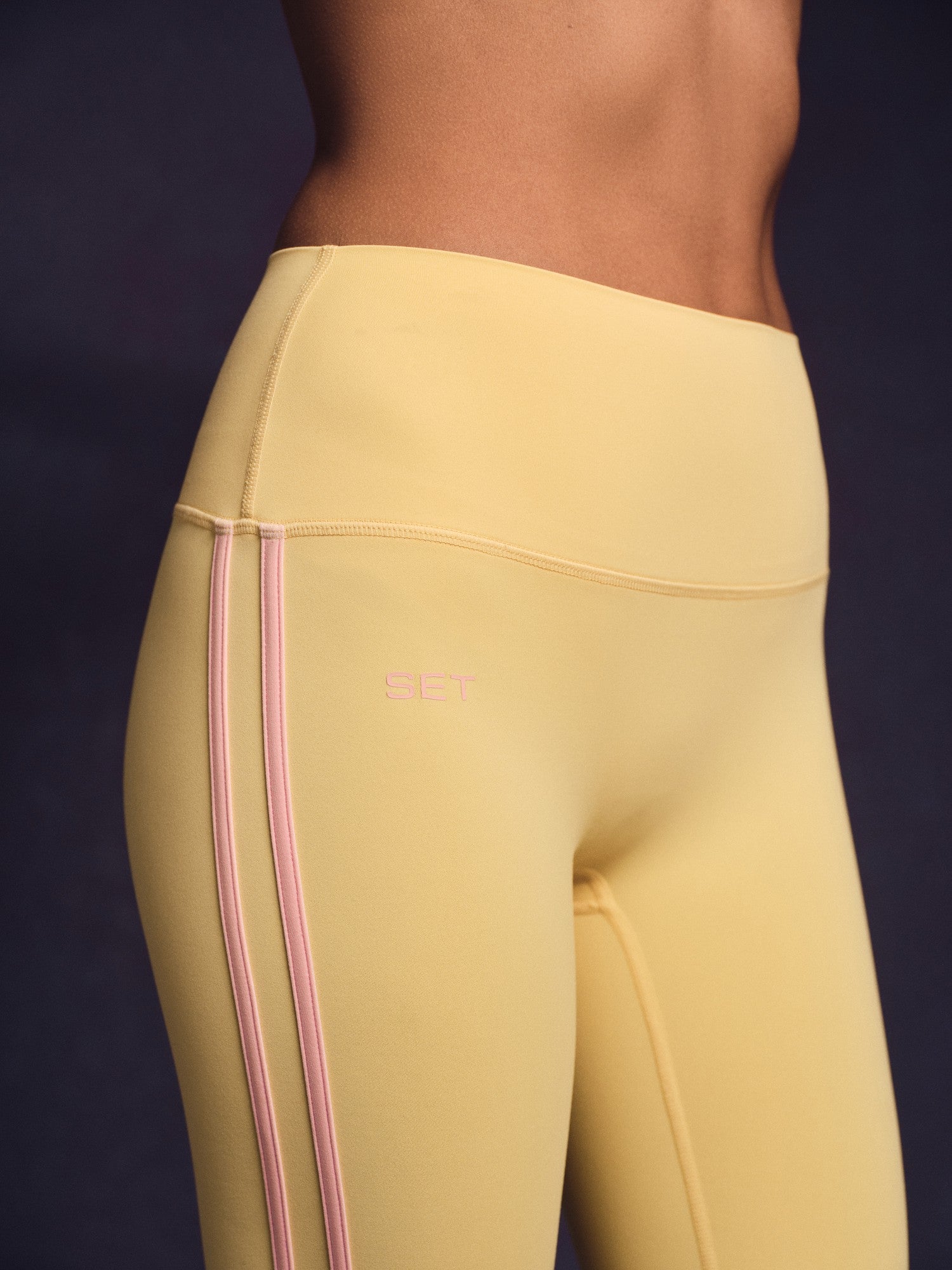 BREATHE 1.0 DUO STRIPE LEGGINGS - TAFFY | SET ACTIVE Trending