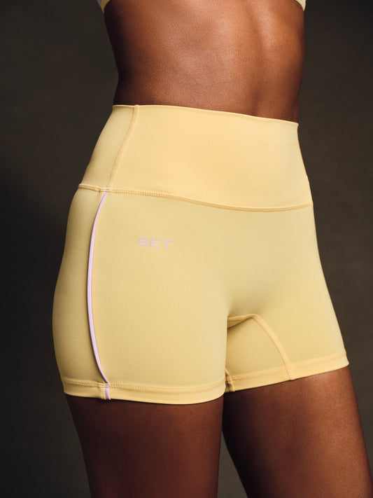 LUXFORM® LUX PIPE SHORTS - BUTTERCREAM | SET ACTIVE Best Seller