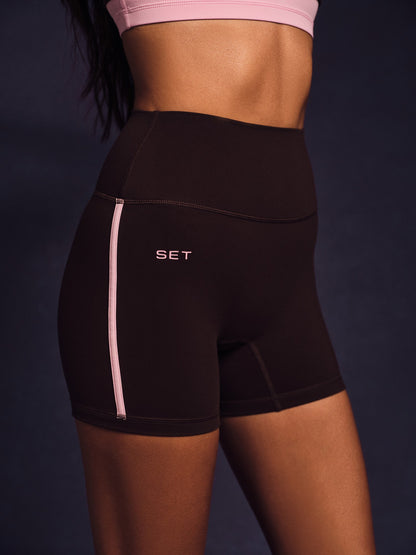 SPORTBODY® SPORTY STRIPE SHORTS - SWIRL | SET ACTIVE Classic