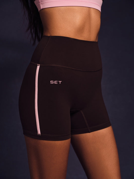 SPORTBODY® SPORTY STRIPE SHORTS - SWIRL | SET ACTIVE Classic