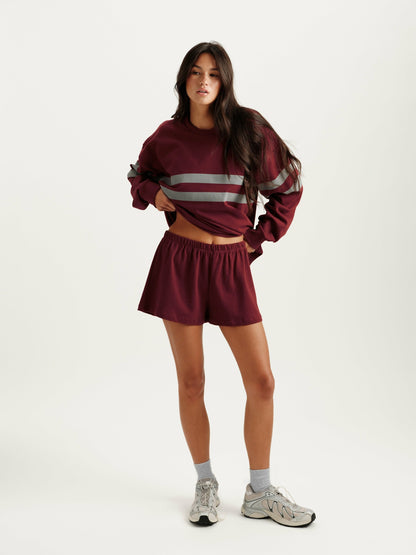 HEAVY COTTON EASY SHORTS - SEPIA | SET ACTIVE Best Seller