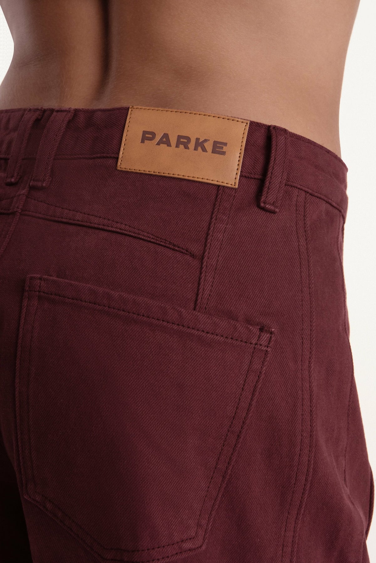SET X PARKE HORSESHOE JEANS - RHUBARB | SET ACTIVE Featured