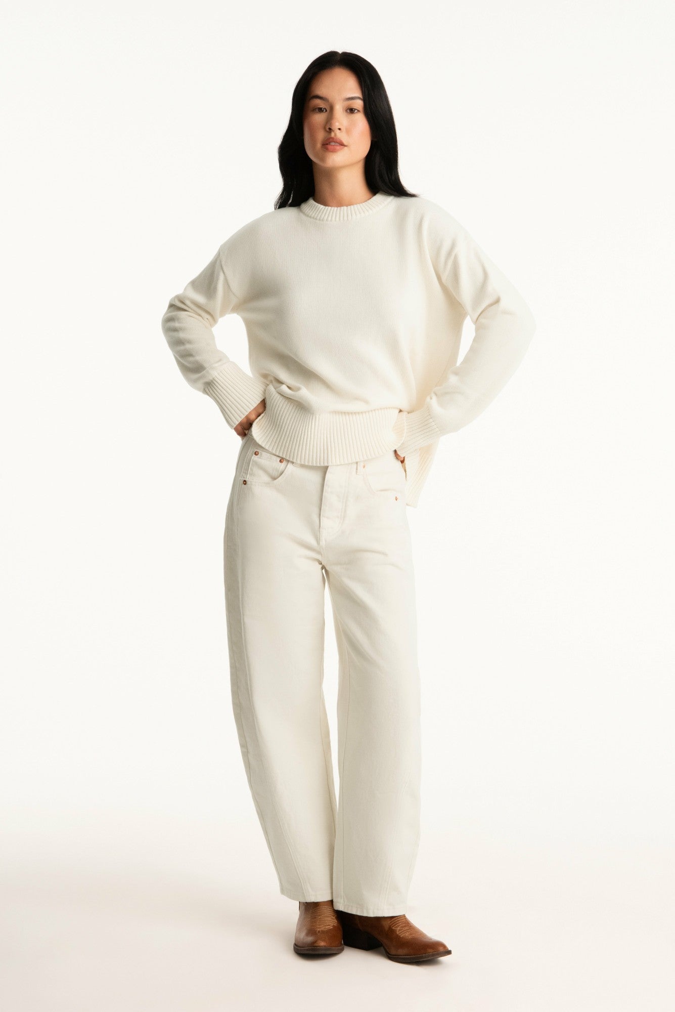 SET X PARKE HORSESHOE JEANS - CREAM | SET ACTIVE Popular