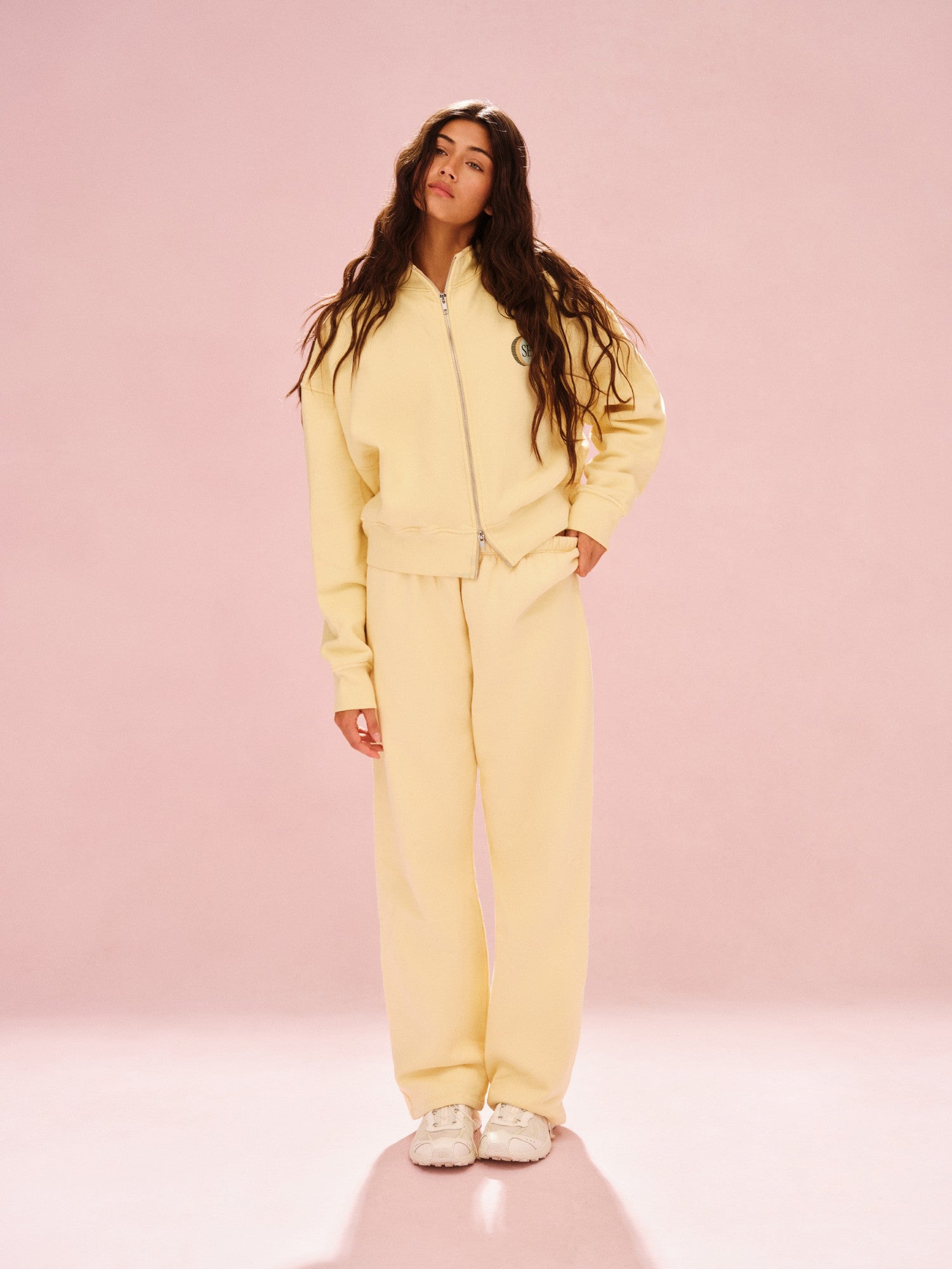 MIDWEIGHT SWEATS STAPLE SET FUNNEL ZIP - ORANGE SODA | SET ACTIVE Trending