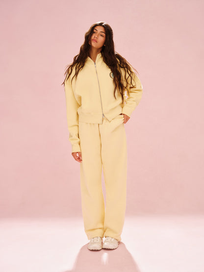 MIDWEIGHT SWEATS STAPLE SET FUNNEL ZIP - ORANGE SODA | SET ACTIVE Trending