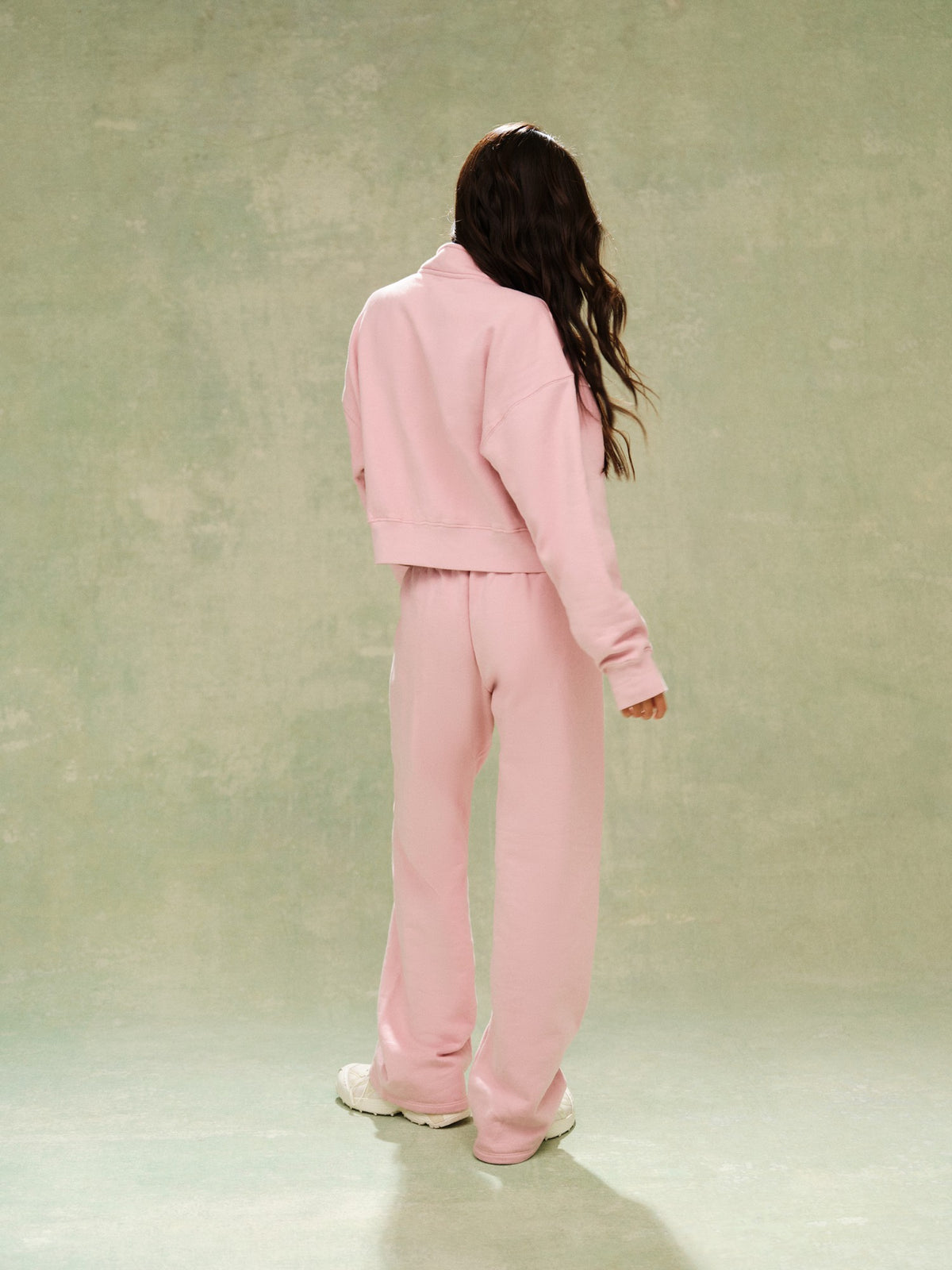 MIDWEIGHT SWEATS STAPLE SET FUNNEL ZIP - BLOOM | SET ACTIVE Signature