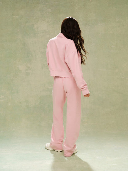 MIDWEIGHT SWEATS STAPLE SET FUNNEL ZIP - BLOOM | SET ACTIVE Signature