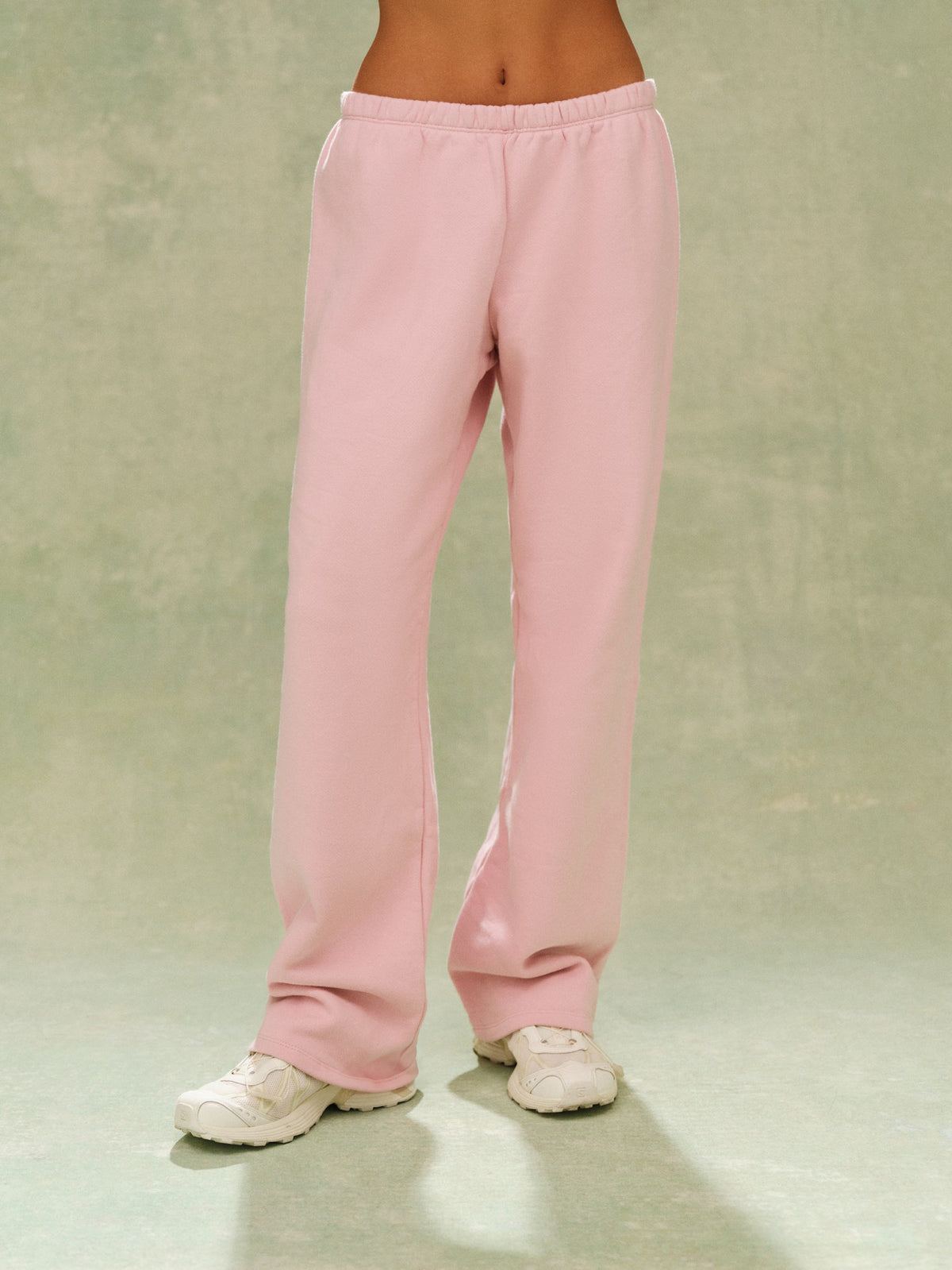 MIDWEIGHT SWEATS STAPLE STRAIGHT LEG SWEATPANTS - BLOOM | SET ACTIVE Classic
