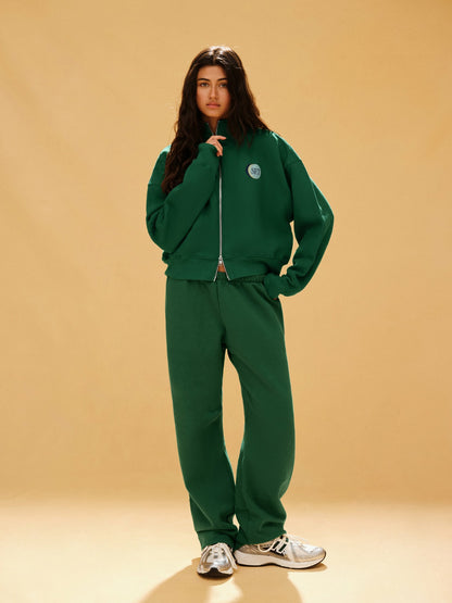 MIDWEIGHT SWEATS STAPLE STRAIGHT LEG SWEATPANTS - LAWN | SET ACTIVE Popular