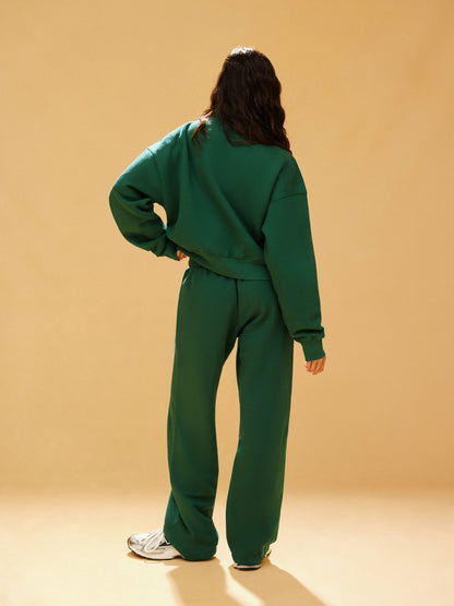 MIDWEIGHT SWEATS STAPLE STRAIGHT LEG SWEATPANTS - LAWN | SET ACTIVE Popular