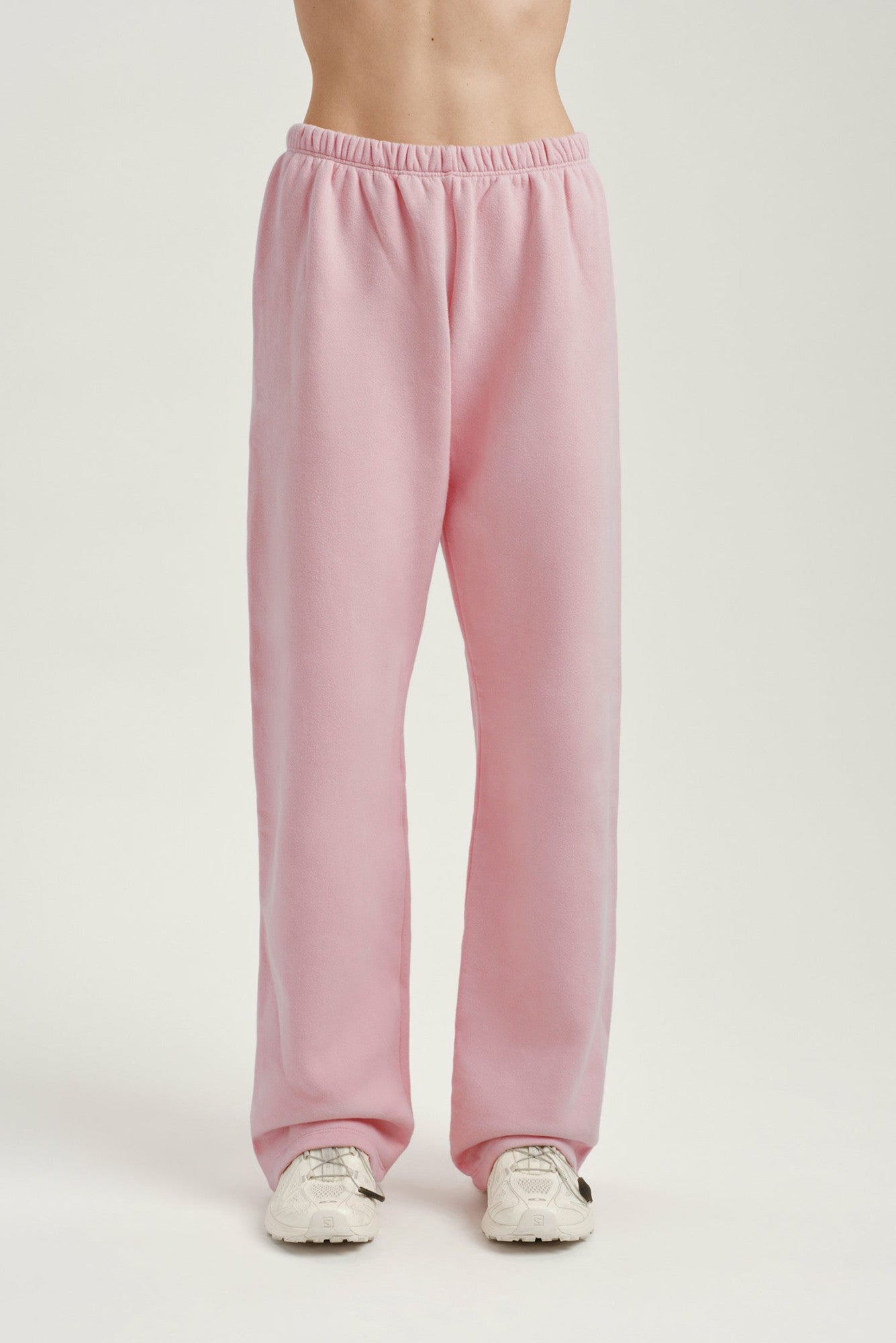 MIDWEIGHT SWEATS STAPLE STRAIGHT LEG SWEATPANTS - INVERSE BLUSH | SET ACTIVE Exclusive