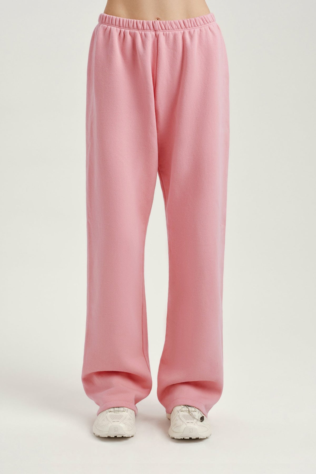 MIDWEIGHT SWEATS STAPLE STRAIGHT LEG SWEATPANTS - INVERSE ROSEBUD | SET ACTIVE Classic