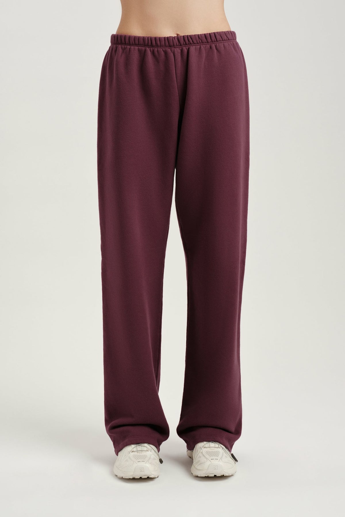 MIDWEIGHT SWEATS STAPLE STRAIGHT LEG SWEATPANTS - ROSEBUD | SET ACTIVE Exclusive