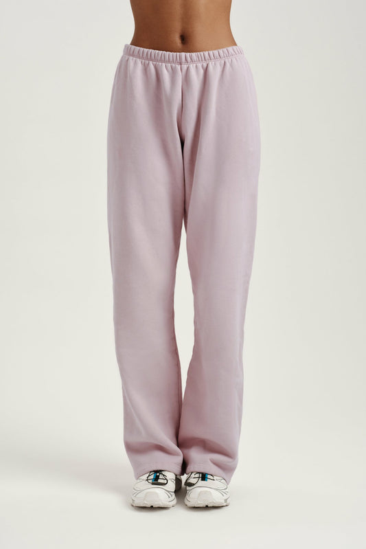 MIDWEIGHT SWEATS STAPLE STRAIGHT LEG SWEATPANTS - SONNET | SET ACTIVE Classic