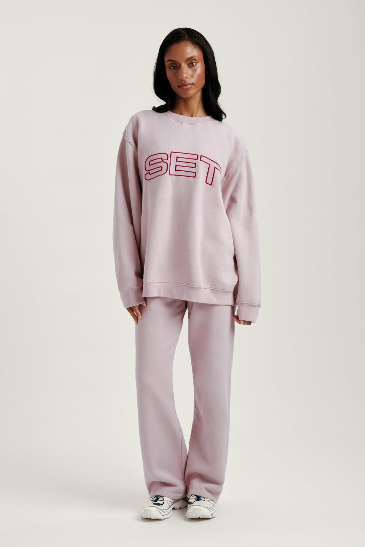 MIDWEIGHT SWEATS STAPLE STRAIGHT LEG SWEATPANTS - SONNET | SET ACTIVE Classic