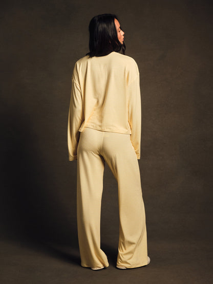 SLEEP JERSEY COMFORT STRIPE SLEEP PANTS - TAFFY | SET ACTIVE Best Seller