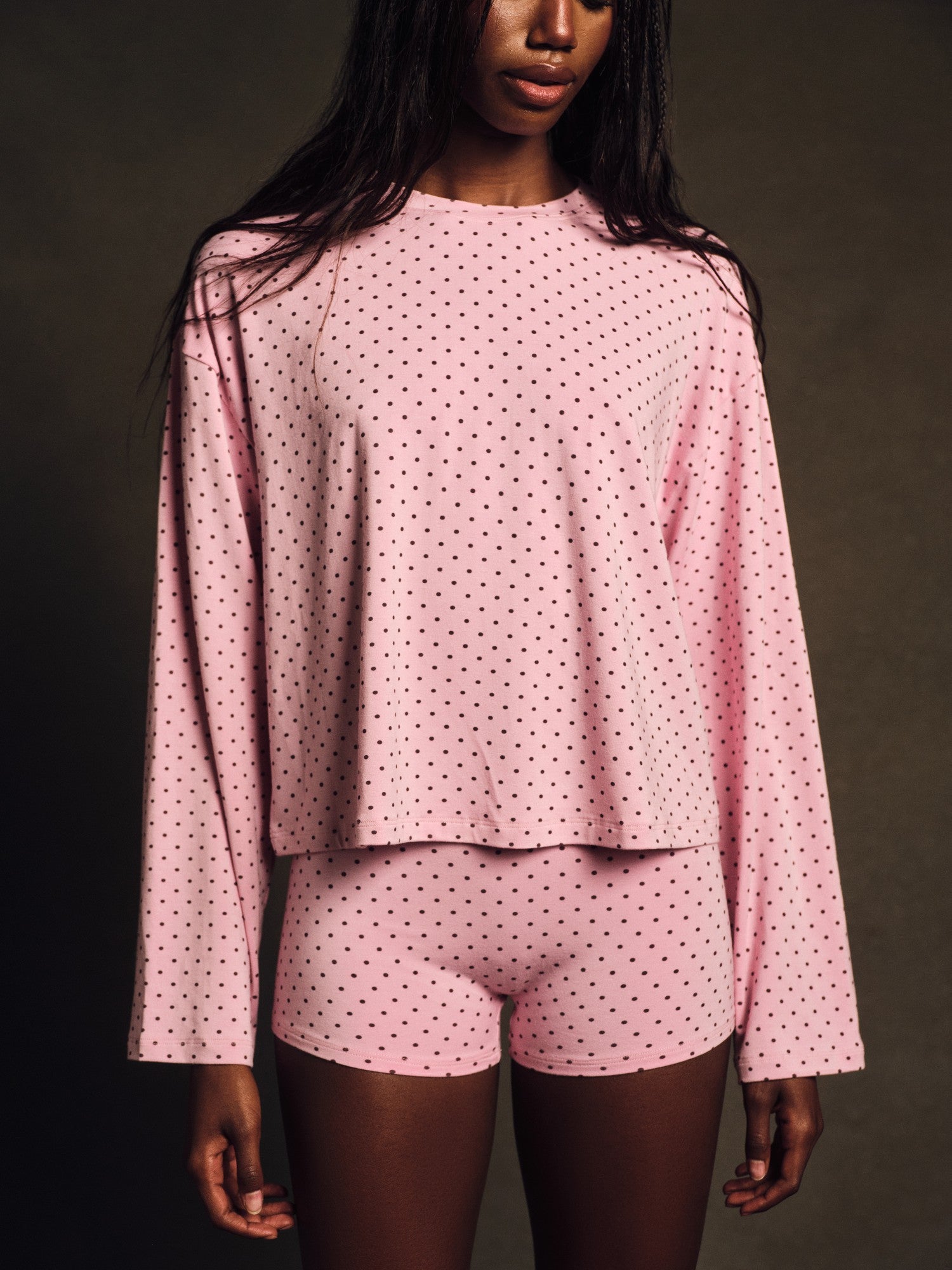 SLEEP JERSEY COMFORT POLKA DOT SLEEP SHORTS - SWIRL | SET ACTIVE Signature