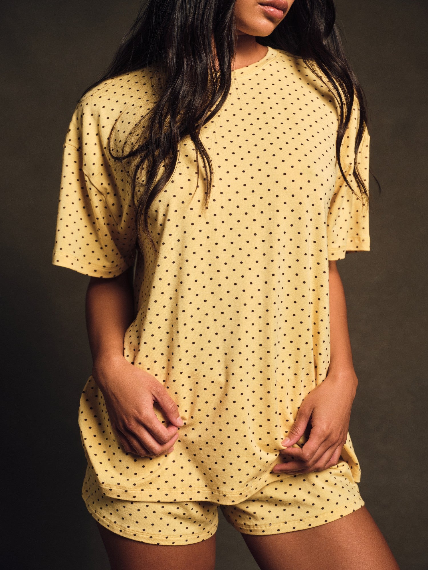 SLEEP JERSEY COMFORT POLKA DOT BOXY TEE - SPARKLER | SET ACTIVE Popular