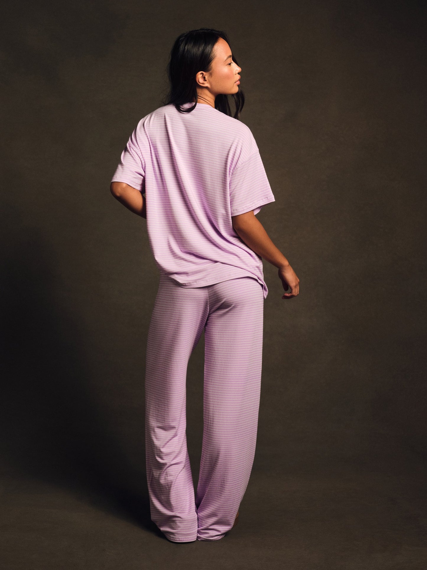 SLEEP JERSEY COMFORT STRIPE SLEEP PANTS - BUTTERCREAM | SET ACTIVE Recommended