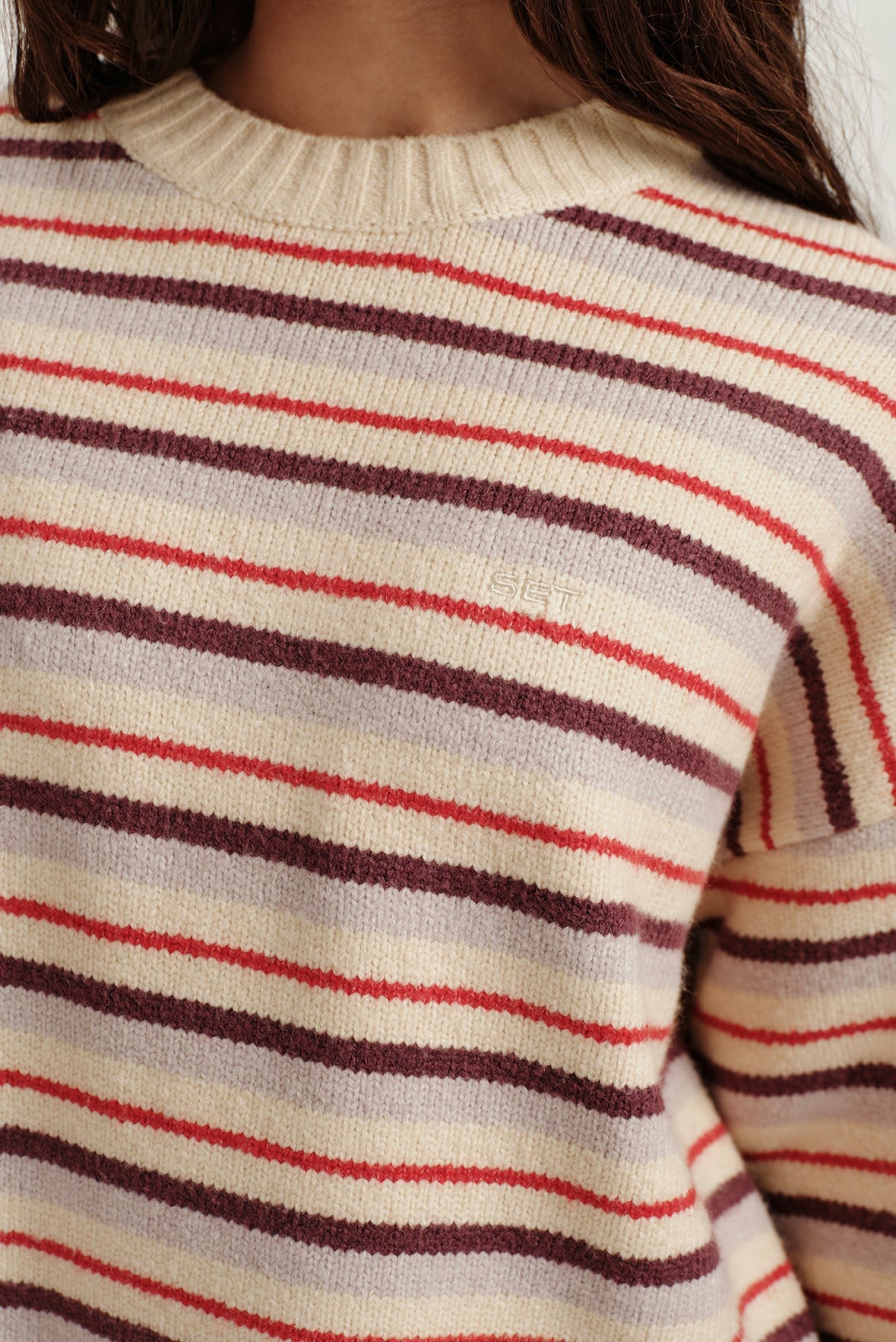 STUDIO KNIT STUDIO KNIT CREWNECK - SONNET | SET ACTIVE Signature