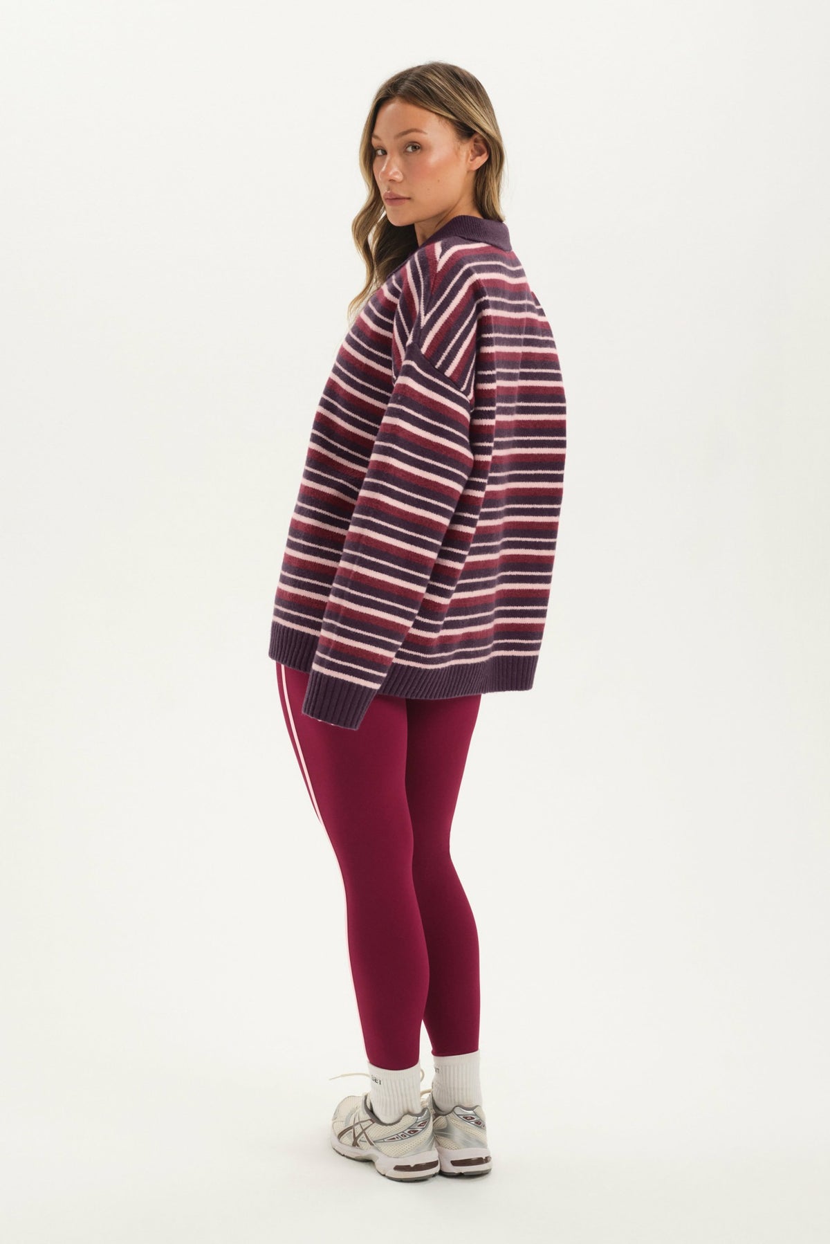 STUDIO KNIT STUDIO KNIT ALEX POLO - POPPY | SET ACTIVE Classic