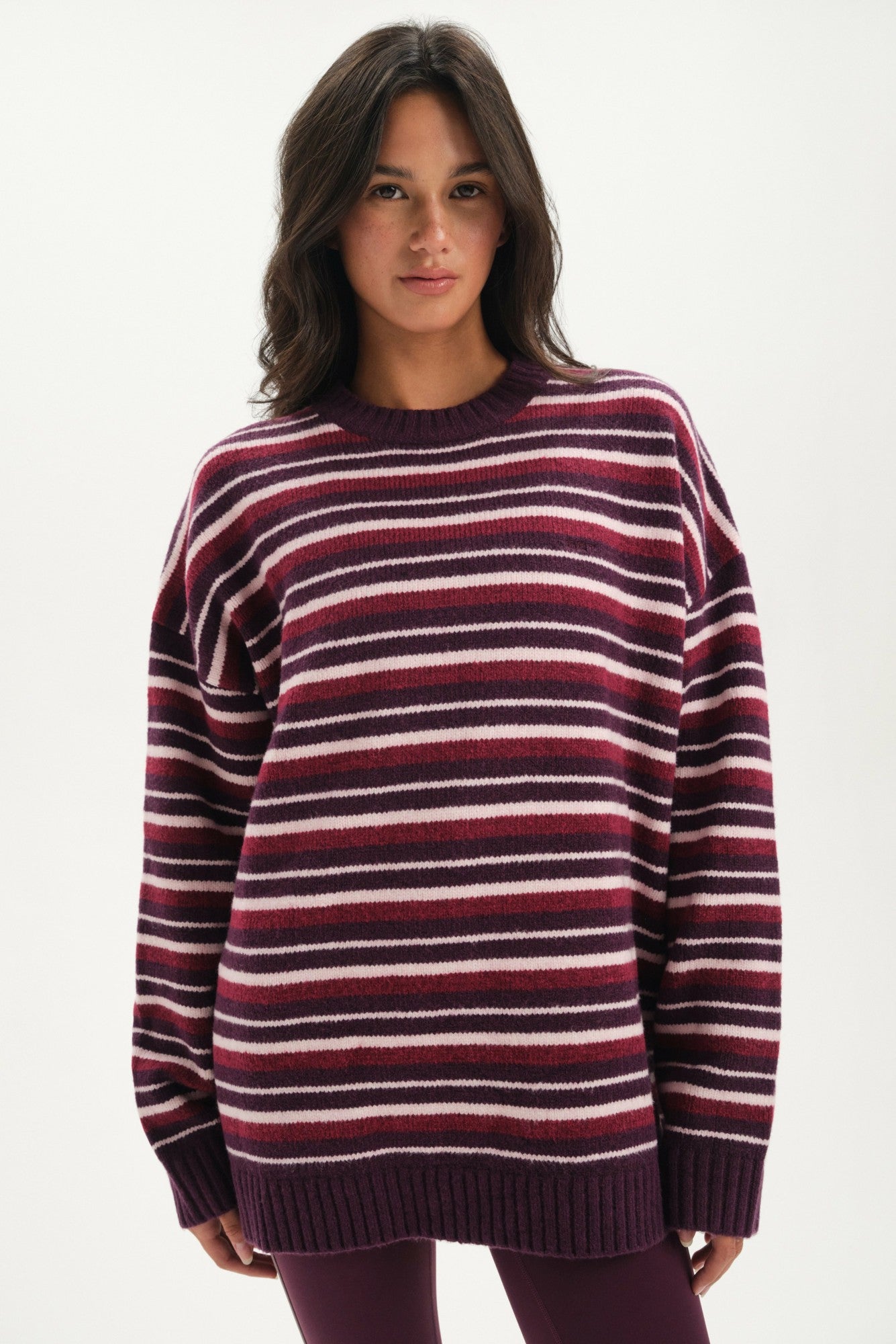 STUDIO KNIT STUDIO KNIT CREWNECK - POPPY | SET ACTIVE Featured