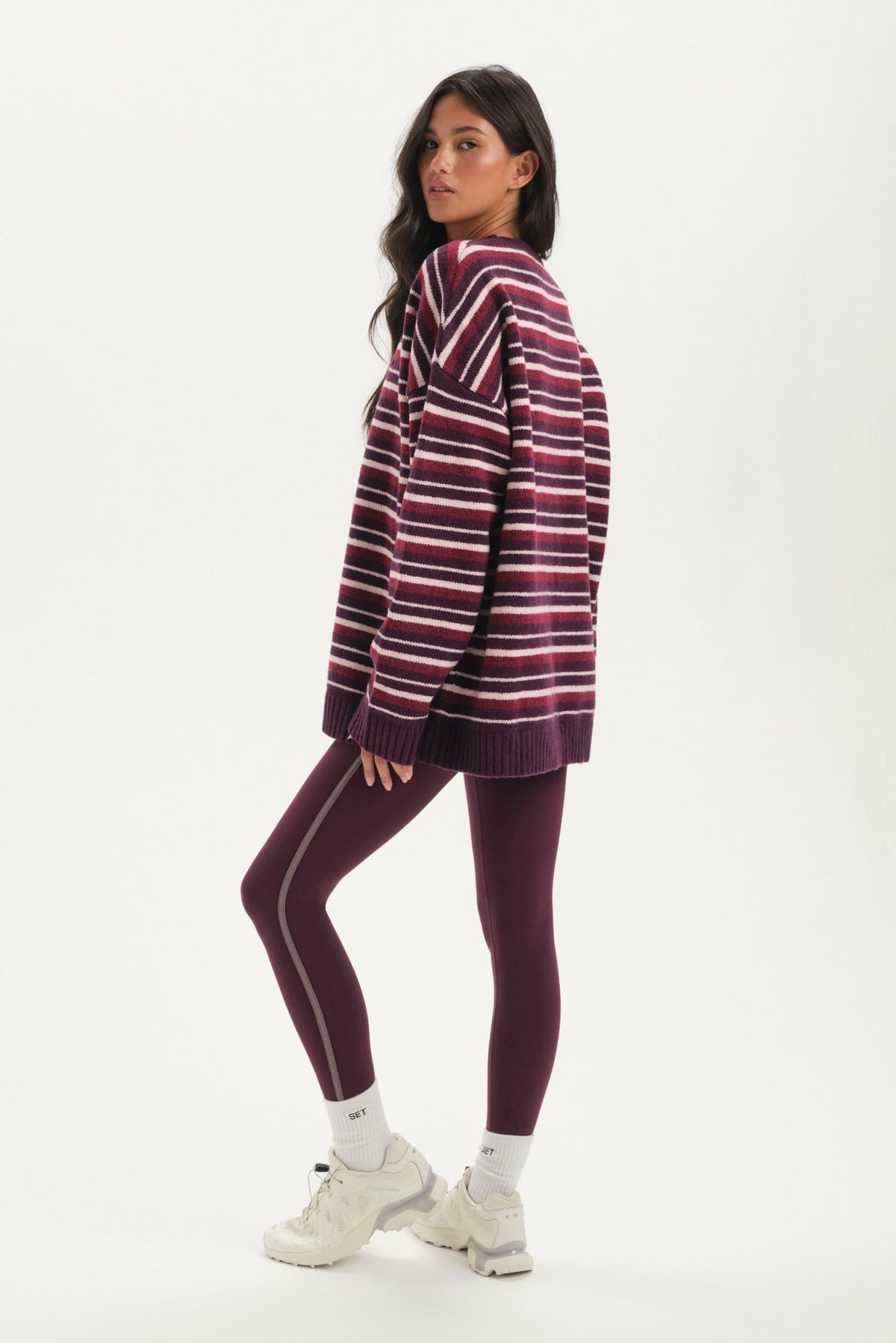 STUDIO KNIT STUDIO KNIT CREWNECK - POPPY | SET ACTIVE Featured