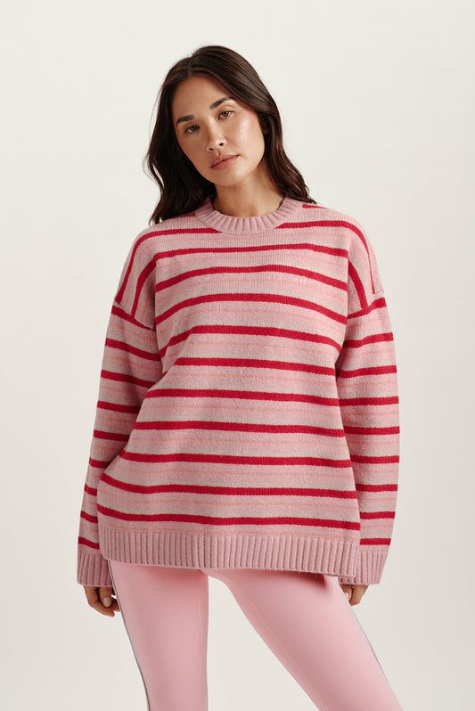 STUDIO KNIT STUDIO KNIT CREWNECK - BLUSH | SET ACTIVE Signature
