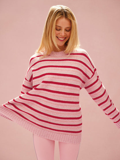 STUDIO KNIT STUDIO KNIT CREWNECK - BLUSH | SET ACTIVE Signature