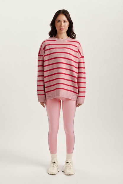 STUDIO KNIT STUDIO KNIT CREWNECK - BLUSH | SET ACTIVE Signature