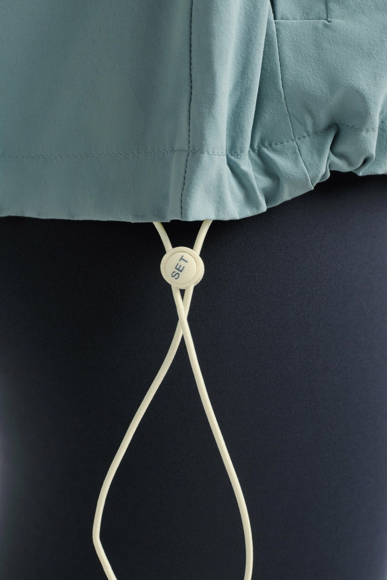 NYLON TRACK SEAM ZIP UP - WASHED | SET ACTIVE Best Seller