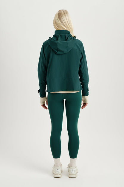 NYLON DUET CINCHED WINDBREAKER - PEAK | SET ACTIVE Featured