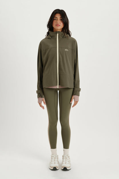 NYLON DUET CINCHED WINDBREAKER - SEDONA | SET ACTIVE Popular