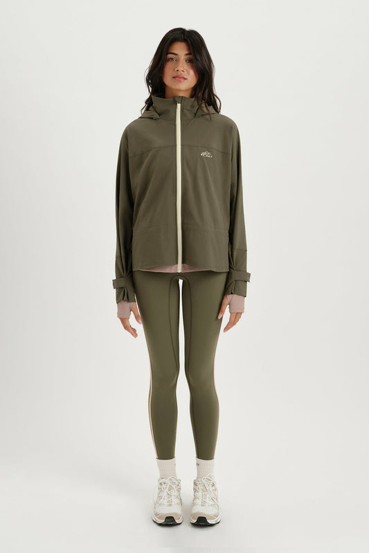 NYLON DUET CINCHED WINDBREAKER - SEDONA | SET ACTIVE Popular