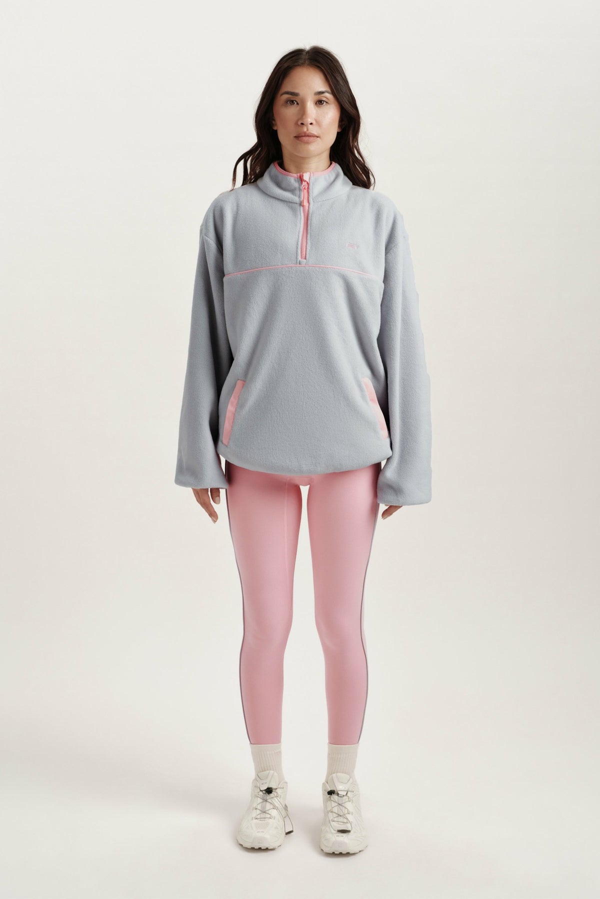 MICROFLEECE HALF ZIP - BLUSH | SET ACTIVE Signature