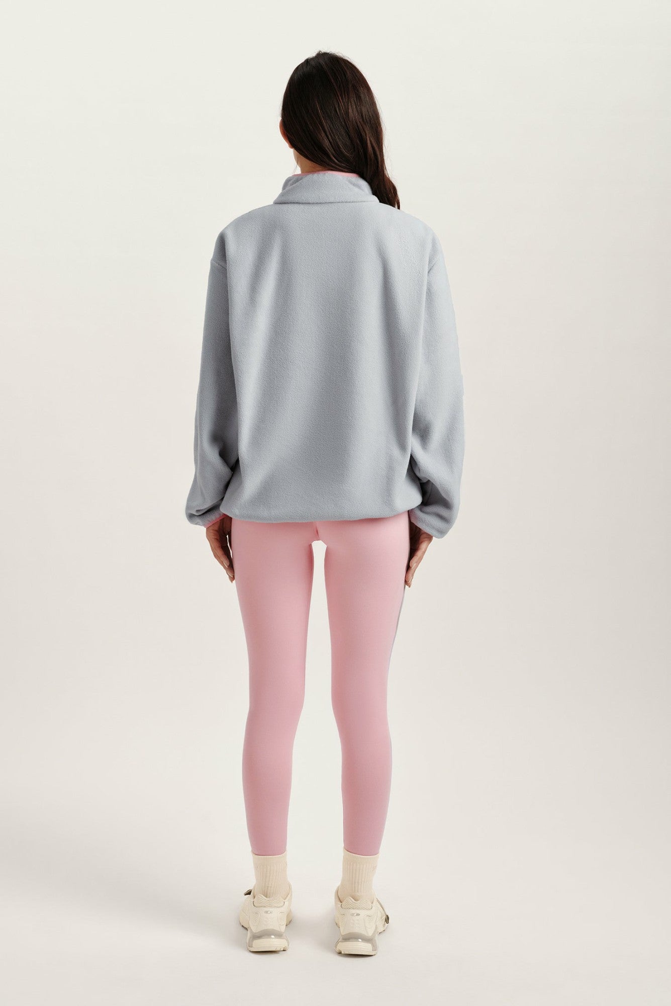 MICROFLEECE HALF ZIP - BLUSH | SET ACTIVE Signature
