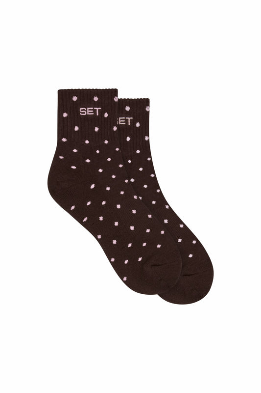 SET POLKA DOT SHORTY SOCKS - SWIRL | SET ACTIVE Signature