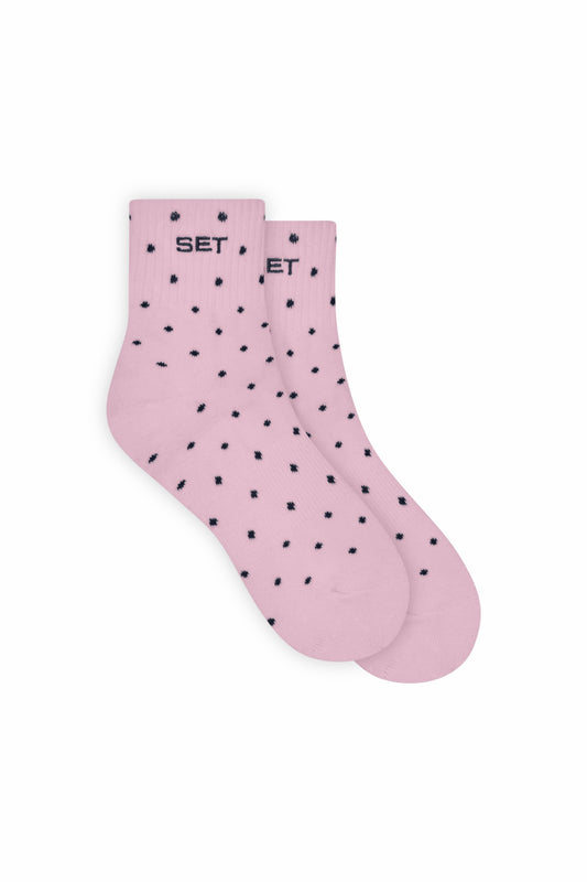 SET POLKA DOT SHORTY SOCKS - PINK CONFETTI | SET ACTIVE Classic