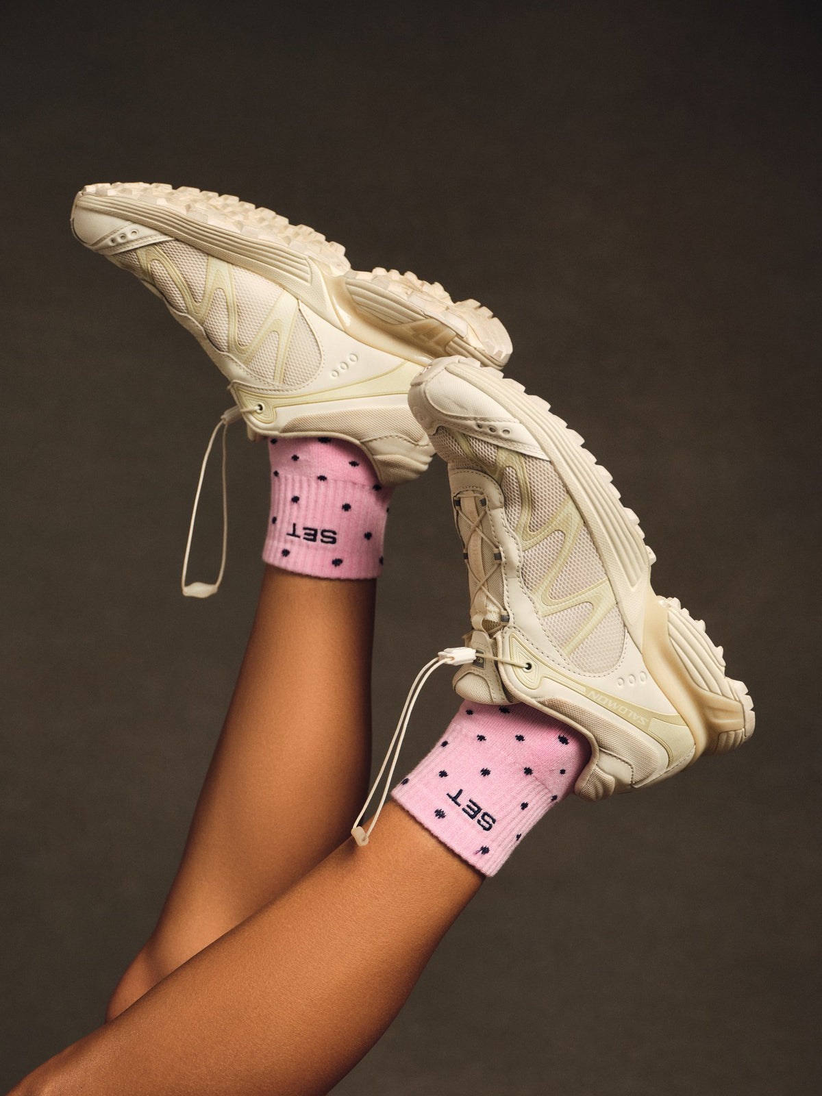 SET POLKA DOT SHORTY SOCKS - PINK CONFETTI | SET ACTIVE Classic