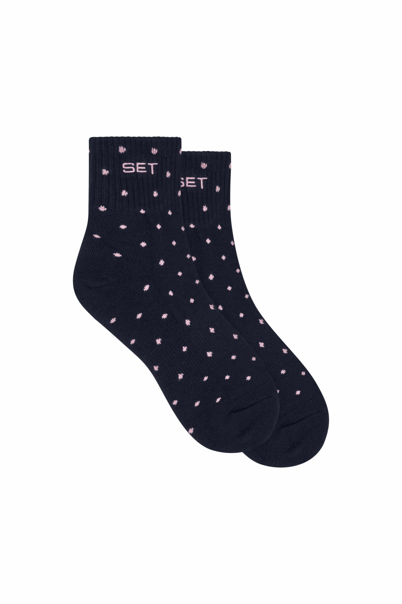 SET POLKA DOT SHORTY SOCKS - BLUE CONFETTI | SET ACTIVE Featured