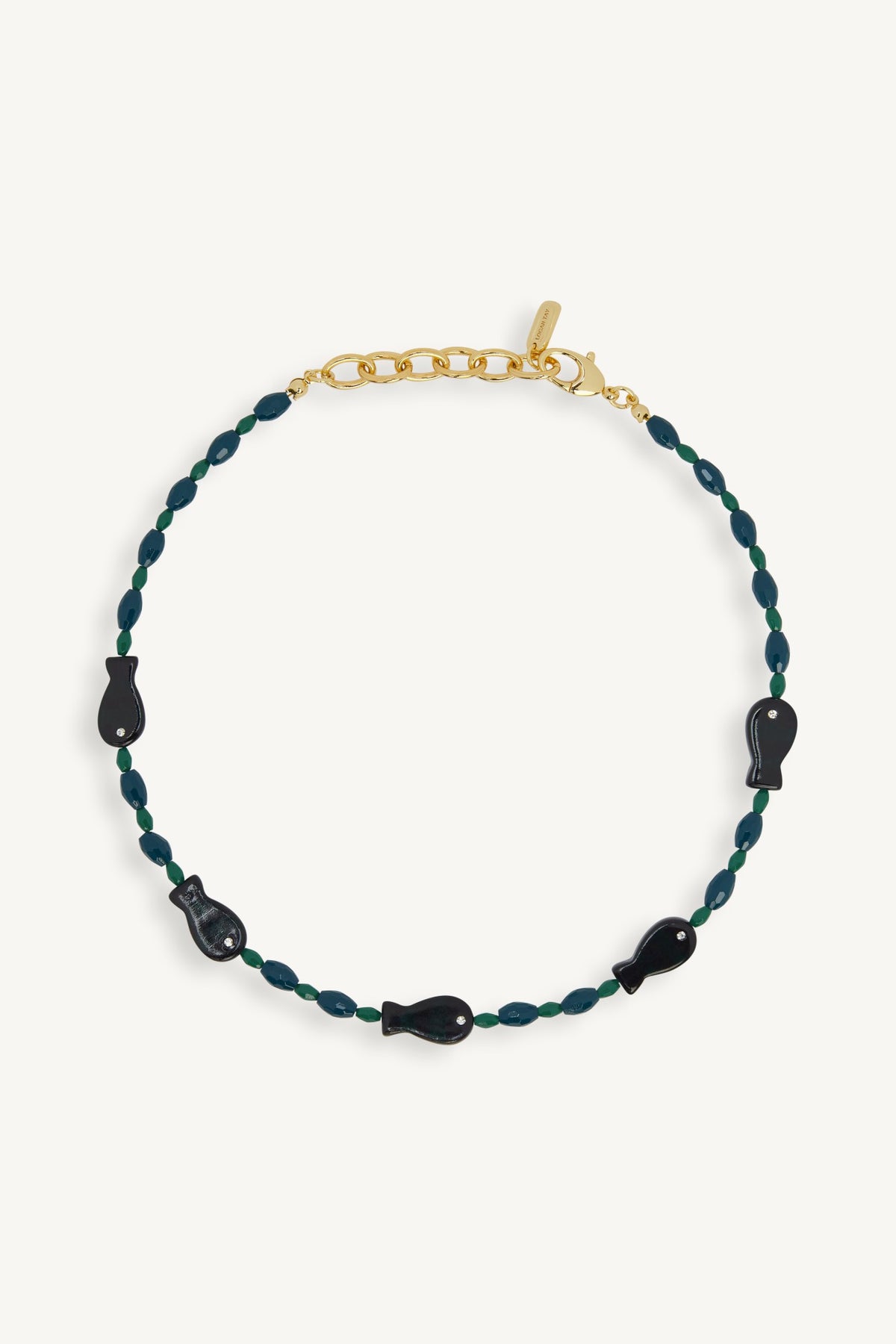 SET x LOGAN TAY FISH BEAD NECKLACE - LAGOON | SET ACTIVE Classic