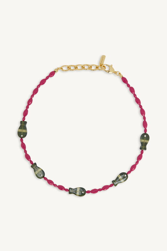SET x LOGAN TAY FISH BEAD NECKLACE - HIBISCUS | SET ACTIVE Trending