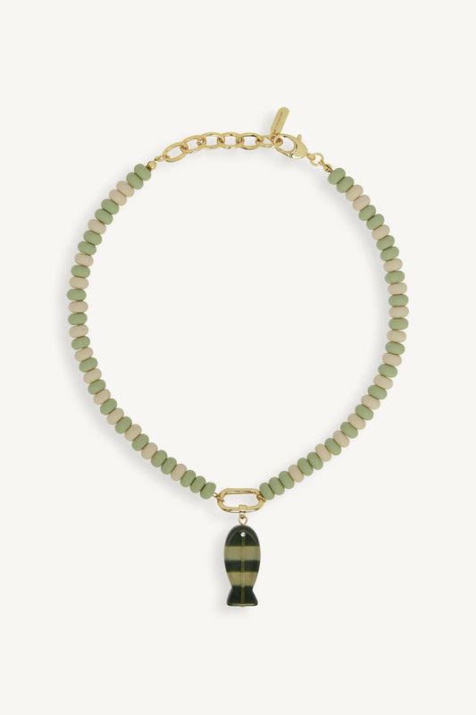 SET x LOGAN TAY FISH CHARM NECKLACE - PIÑA | SET ACTIVE Recommended